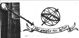 Armillary sphere; banderole