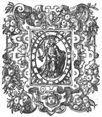 Geryon as personification of Unity; frame decorated with festoons