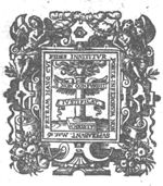 A column with wings, on top of the column a heart surrounded by flames; on the base of the column the inscription 'CHRISTVS'; two banderoles with inscription; frame decorated with trumpeting angels and festoons