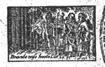 The journey to Emmaus; the two men meet Christ