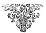Ornamental device with a bear holding branches with both arms