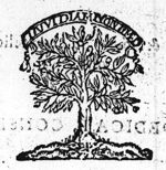 Tree with inscribed banderole