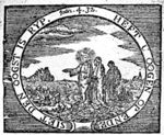 Christ showing his disciples the harvest; landscape