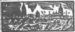View of Delft across the fields