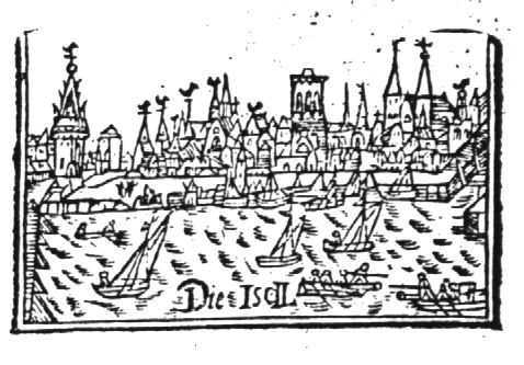 Riverscape: View of the IJssel at Deventer.