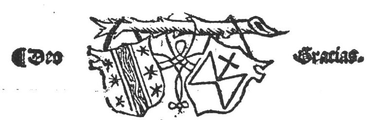 Coat of arms of Gouda and Gauter's 'Hausmarke' hanging from a branch