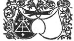 A branch from which a 'Hausmarke' and a blank shield are hanging