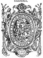 Two shepherds with sheep and goats; one of them carries a shepherd's staff, the other one is playing bagpipes; a meadow and a distant village; frame decorated with naked man and woman, vases, birds and festoons