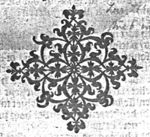 Ornamental device, abstract interlace