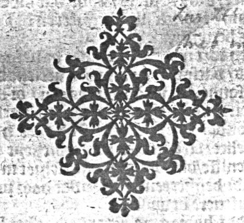 Ornamental device, abstract interlace