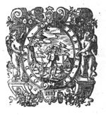 A shepherd carrying a lamb on his shoulders, in a landscape with some trees and a solitary farm or shed; scrollwork frame with cartouche