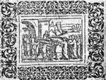 Christ raising the son of the widow of Nain, outside the city-gate