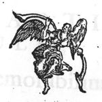 Fame(?): winged woman blowing a trumpet and holding another one