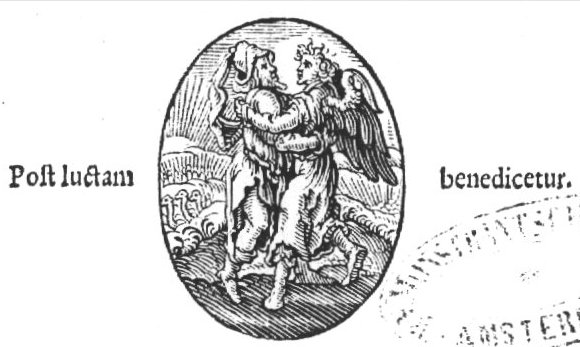 Jacob wrestling with the angel