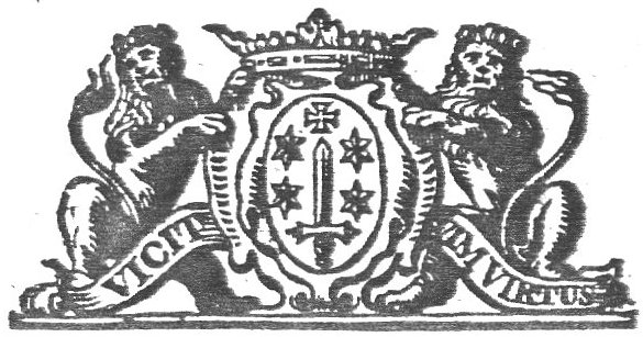 Heraldic lions holding a coat of arms of Haarlem with a crown