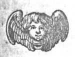 Cherub, a child's head with wings
