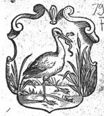Storch with an snake