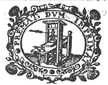 A printing press; frame decorated with roses