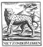 A mountainous landscape with a leopard