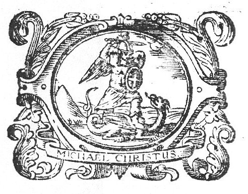 The Archangel Michael fighting the dragon