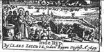 Christ showing his disciples the harvest; monogram "C.L.I."