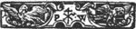 'Hausmarke' and initials "P.W.", flanked by falcons(?)