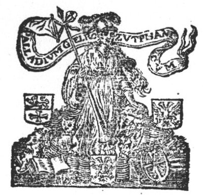 Minerva (helmet, owl, lance, Aegis), attached to the lance a banderole (Minerva as patroness of the University of Harderwijk); she is surrounded by various objects: open book, astrolabe