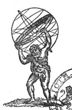 Atlas carrying an armillary sphere