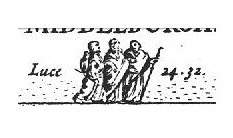 The journey to Emmaus: the two men meet Christ