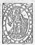 Geryon as personification of Unity; decorated frame