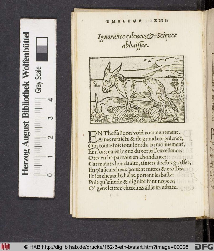 Facsimile page of emblem 13