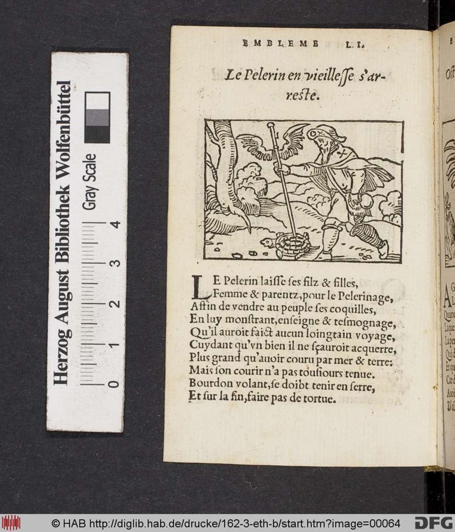 Facsimile page of emblem 51