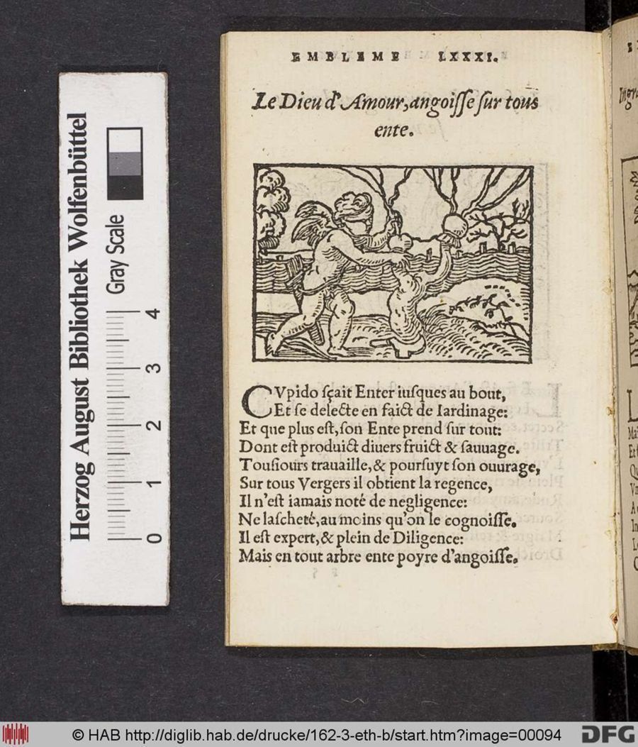 Facsimile page of emblem 81