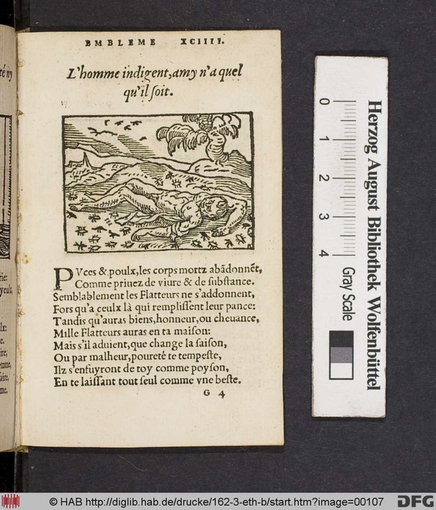 Facsimile page of emblem 94