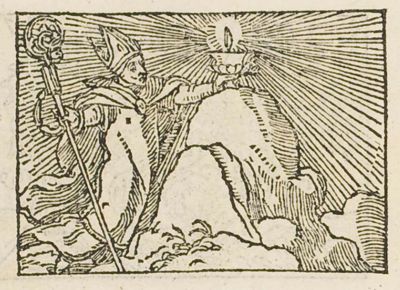 A prelate showing the light on a high place