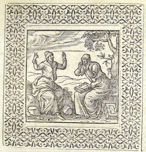 Democritus and Heraclitus