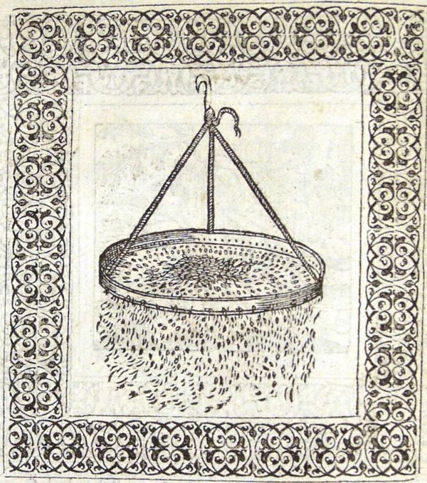 A winnow sifting the wheat from the chaff