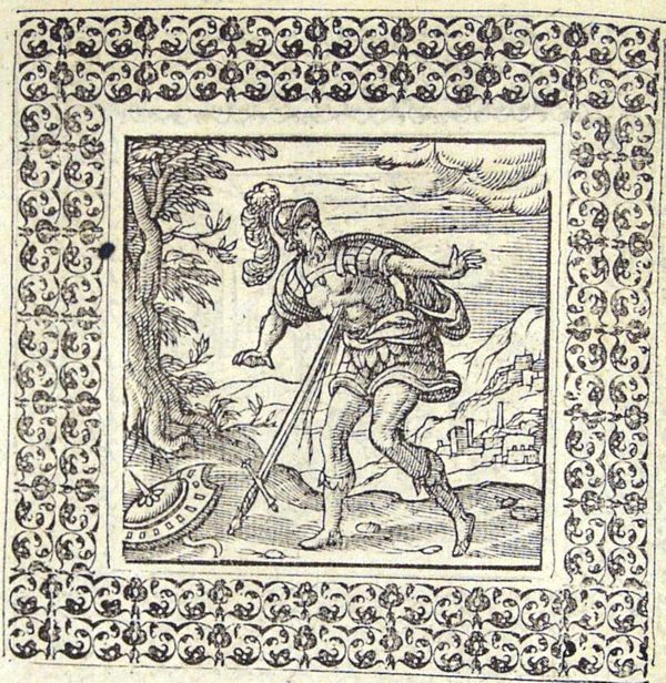 Brutus throws himself on his sword