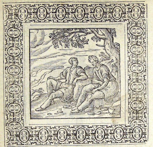 Conversation of two idle men