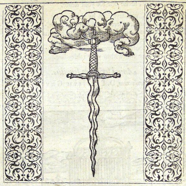 The sword of Damocles, hanging from one hair taken from a horse's tail
