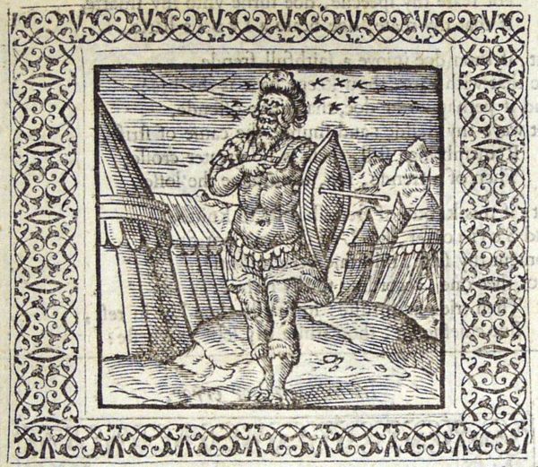 An arrow pierces the shield of Brasidas, causing a fatal wound