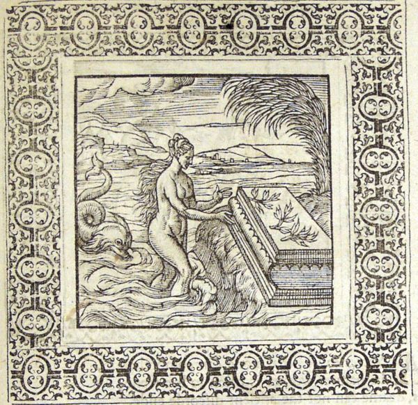 Thetis places amaranth on the tomb of Achilles