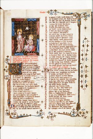 The Trinity: God the Father, Christ and the Holy Spirit as a dove