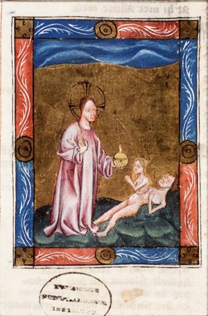 The Creation: God forms Eve from Adam's rib