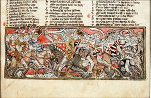 Battle between Hannibal and the Romans