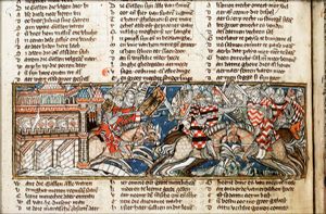 Julius Caesar rescues Cicero in the town of Ghent