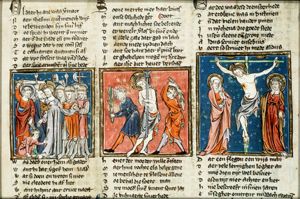 The arrest of Christ: the kiss of Judas; the ear of Malchus cut off by St. Peter