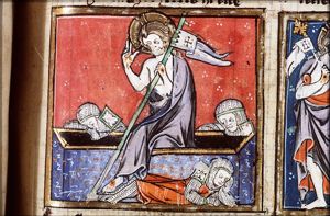The Resurrection: Christ steps out of his tomb
