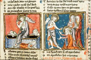 The Resurrection: Christ steps out of his tomb