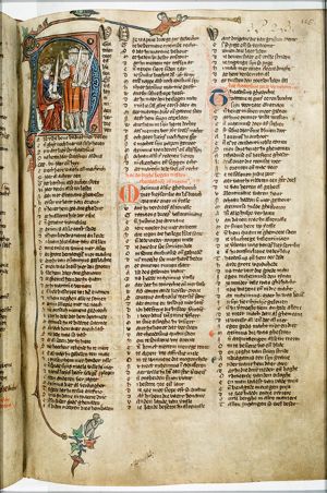 The Emperor Theodosius the Great enthroned, with soldiers
